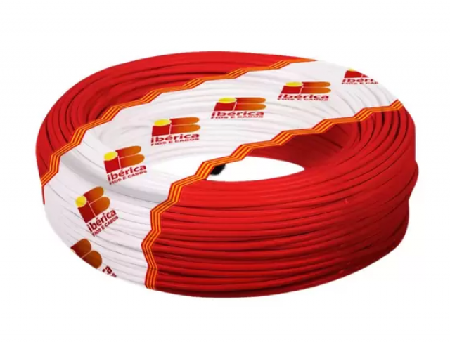 CABO FLEXIVEL M.IBERICA 1,0 MM VERMELHO - Cód.1437 