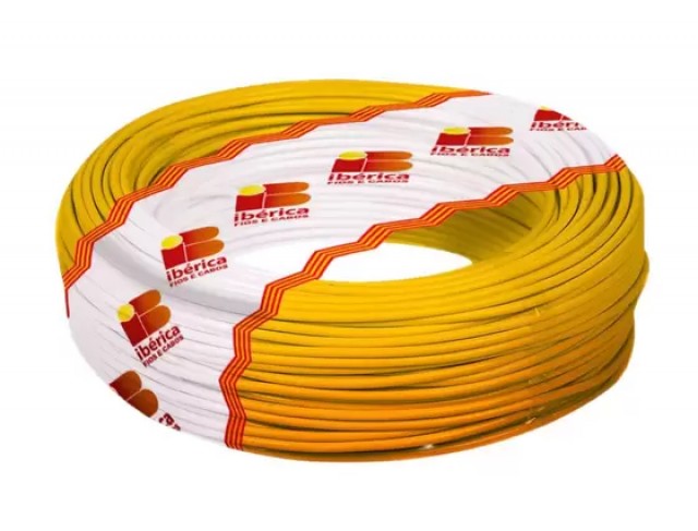 CABO FLEXIVEL M.IBERICA 1,0 MM AMARELO - Cód.1291