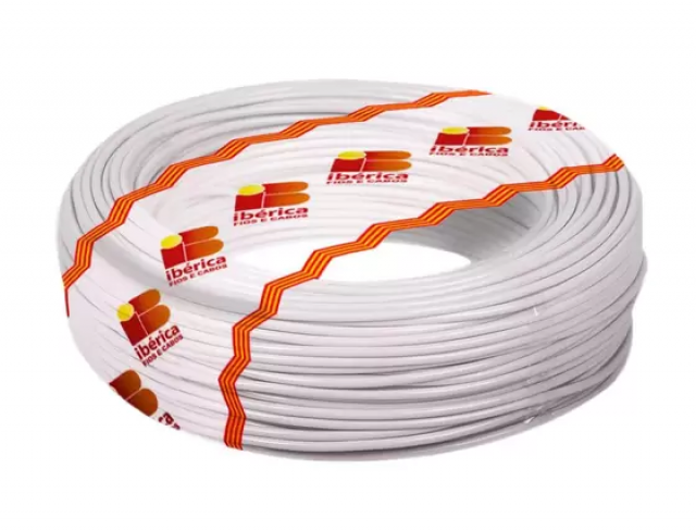 CABO FLEXIVEL M.IBERICA 1,0 MM BRANCO - Cód.1436 